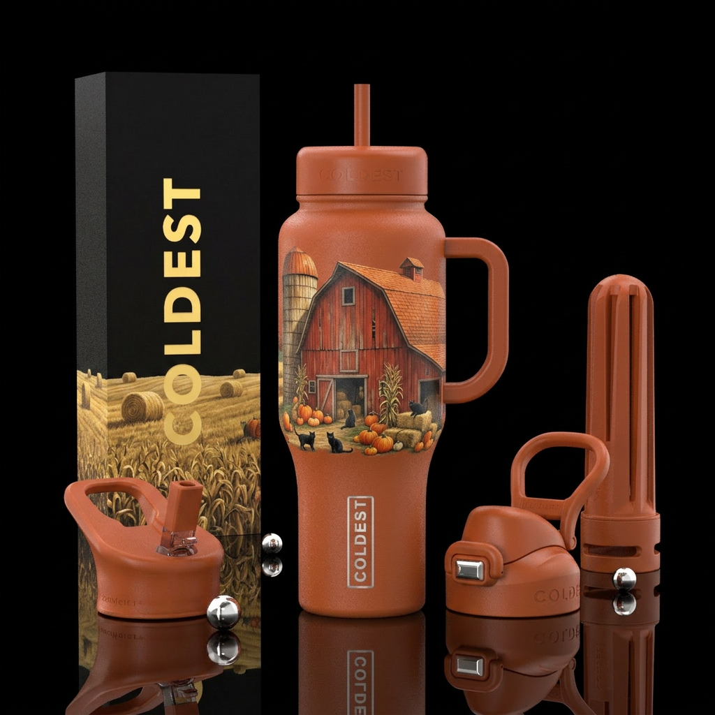 Hay Barn water bottle design