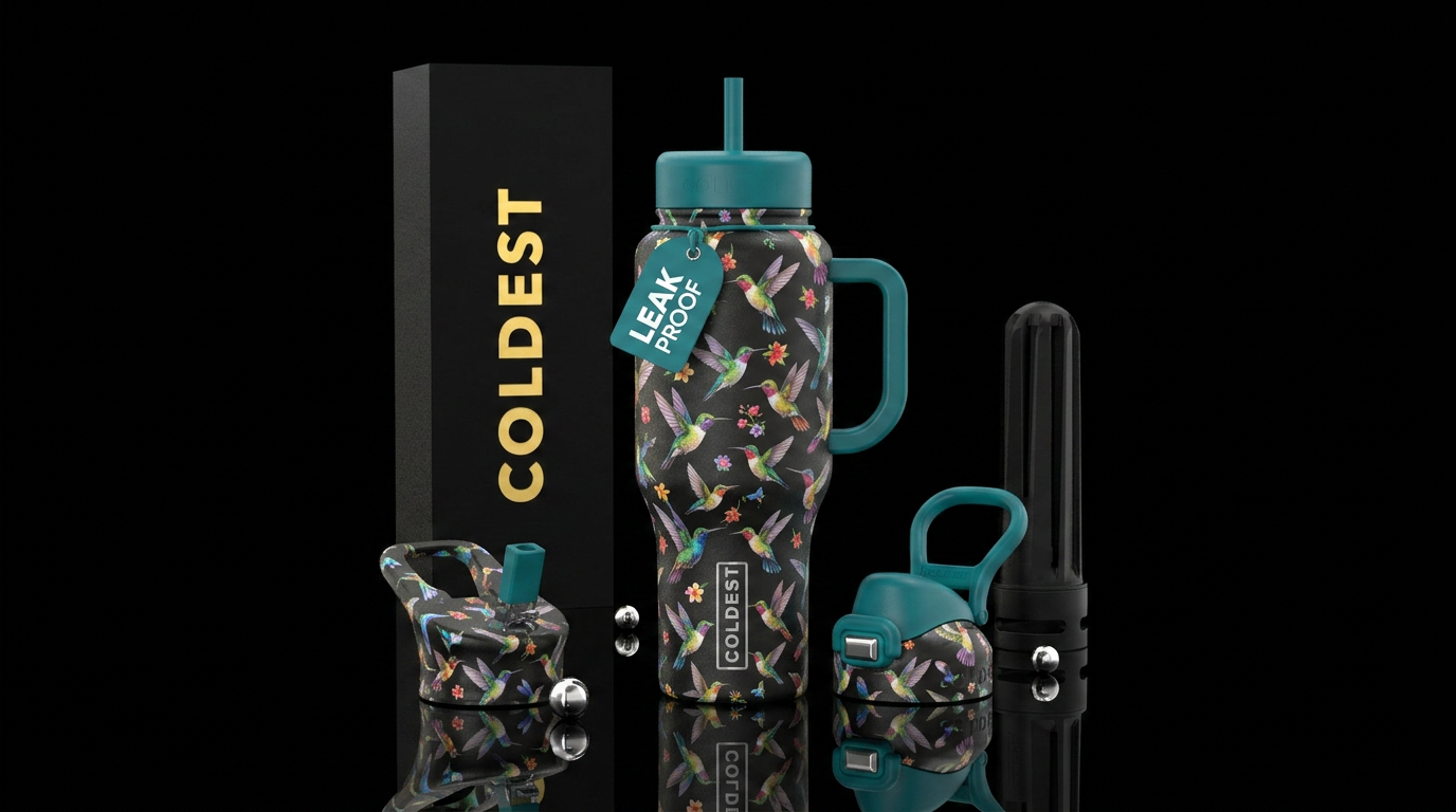 The Hummingbird water bottle design