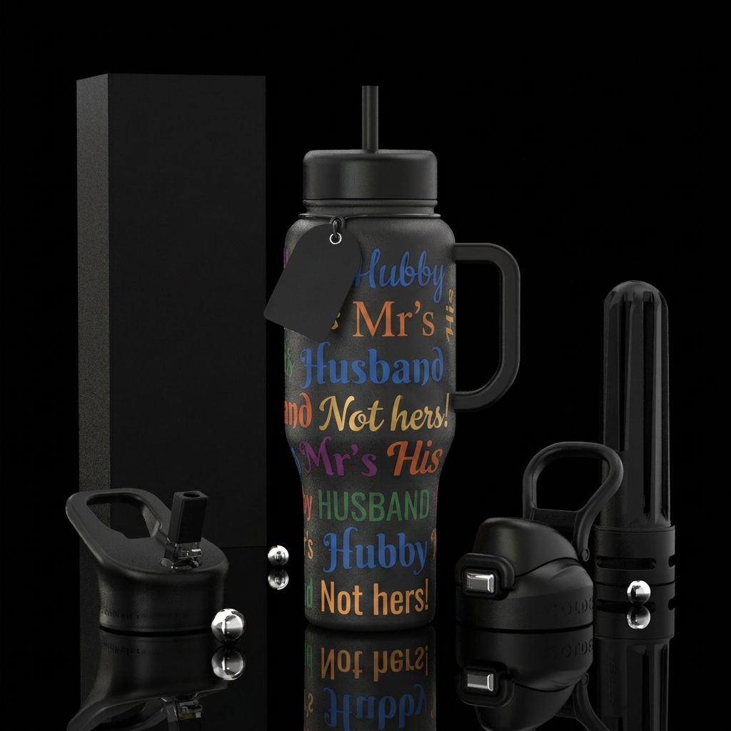 His bottle water bottle design