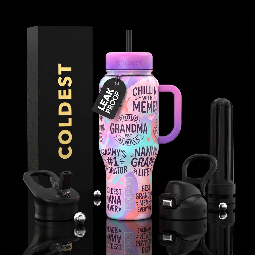 Grandmas water bottle design