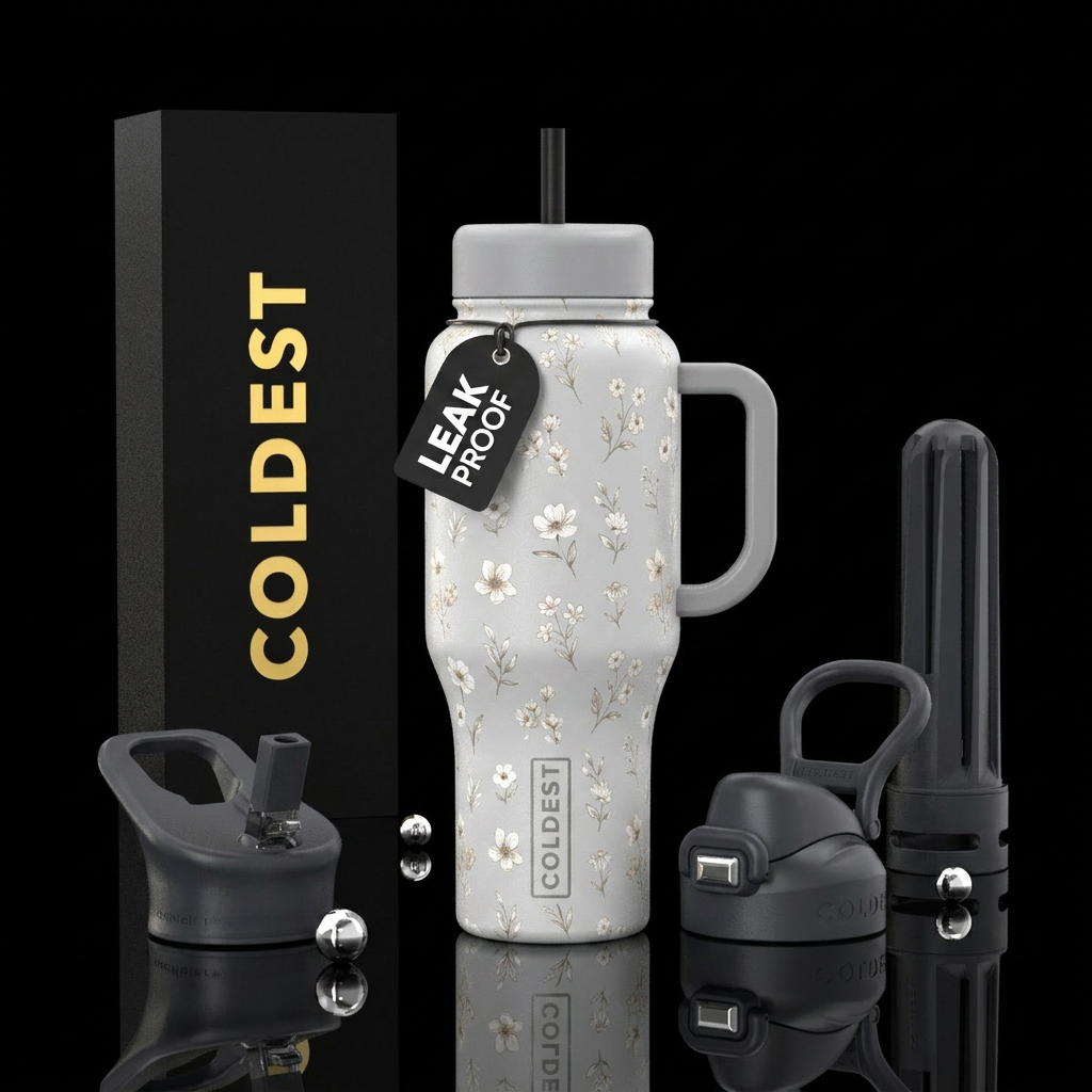 Cute Flower water bottle design