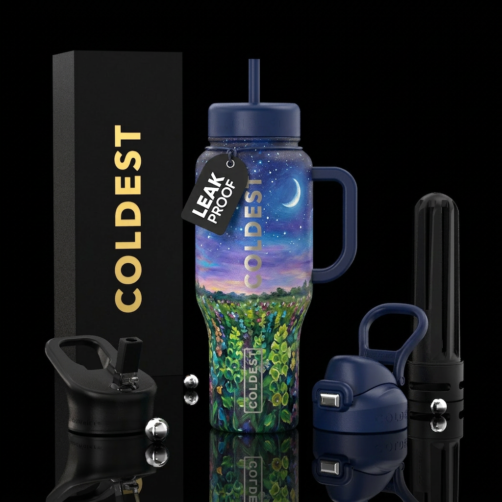 Irish Bells At Night water bottle design