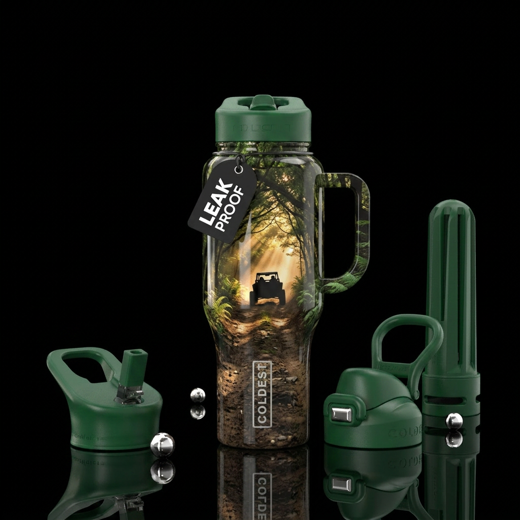 Lets Ride! water bottle design