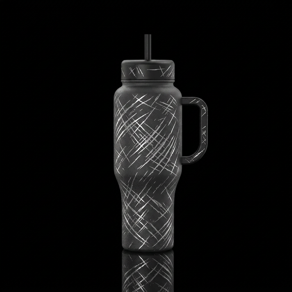 Scuffed Up water bottle design