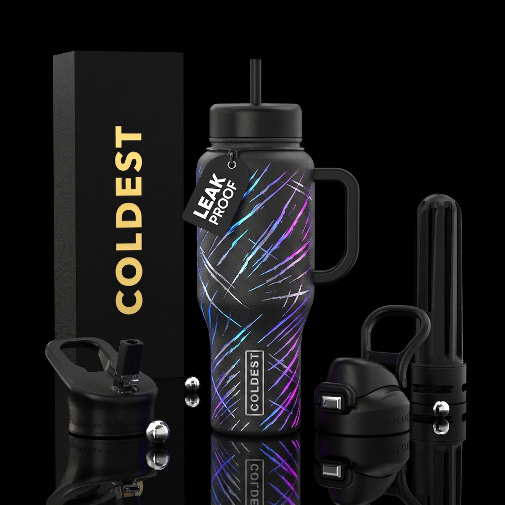 Glowie Scratch water bottle design