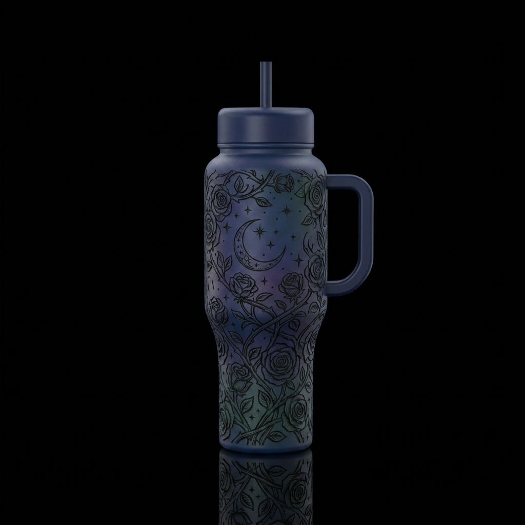 Rose Vines water bottle design