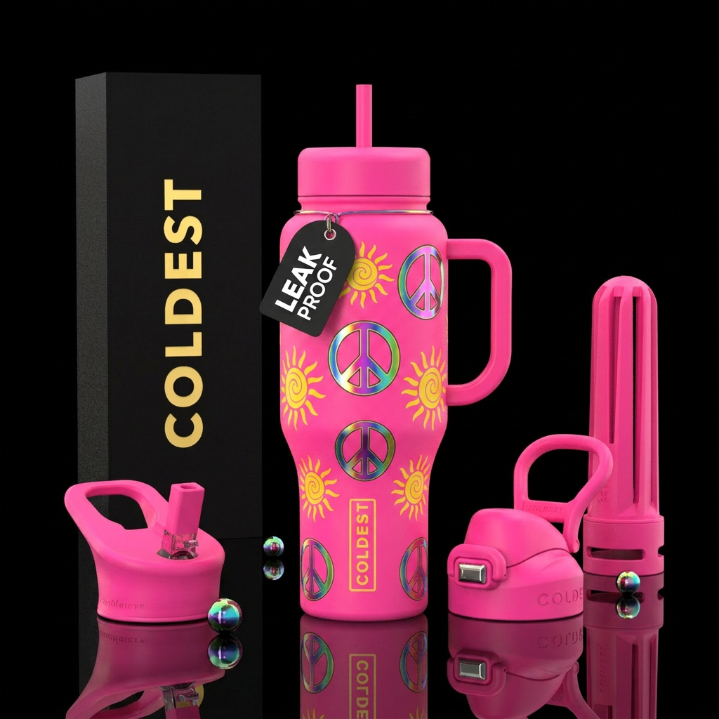 Groovy! water bottle design