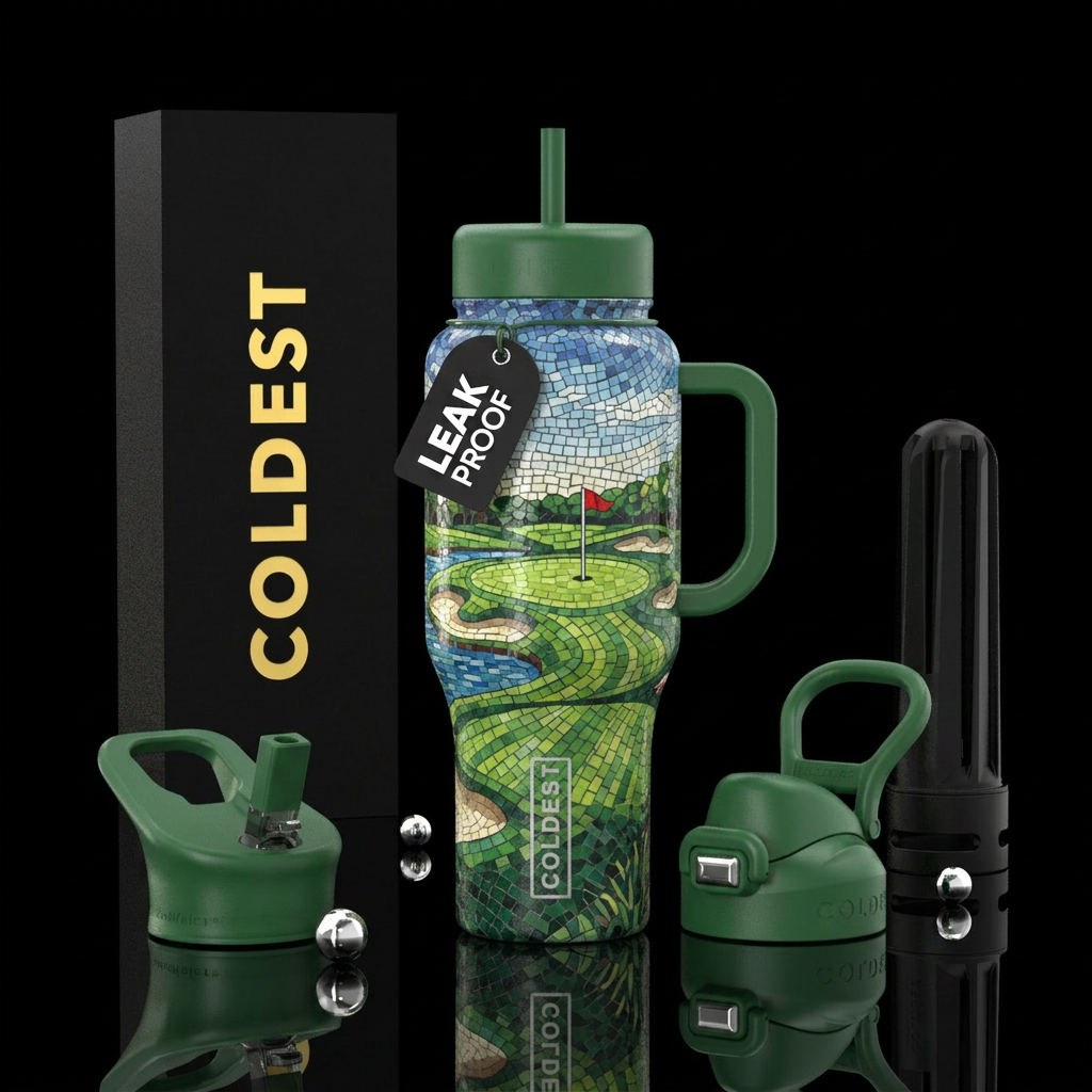 Hole In One water bottle design