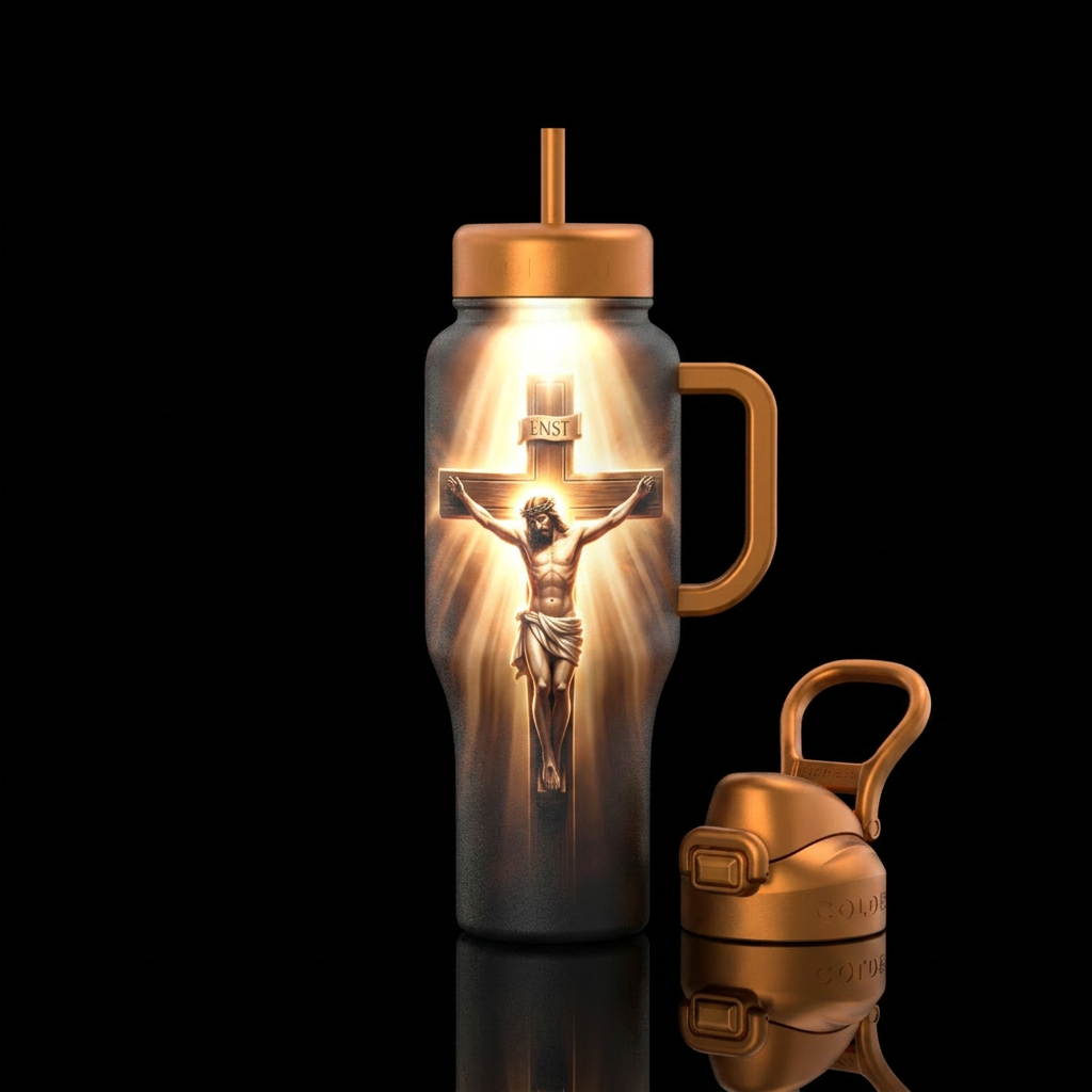 Light From Above water bottle design