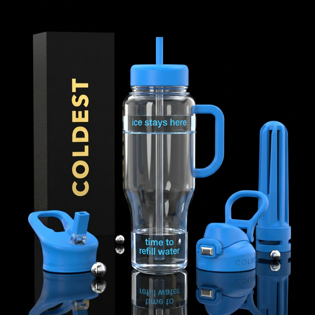 No extra ice needed! water bottle design