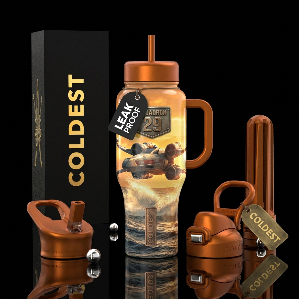 X-Wing 29 water bottle design