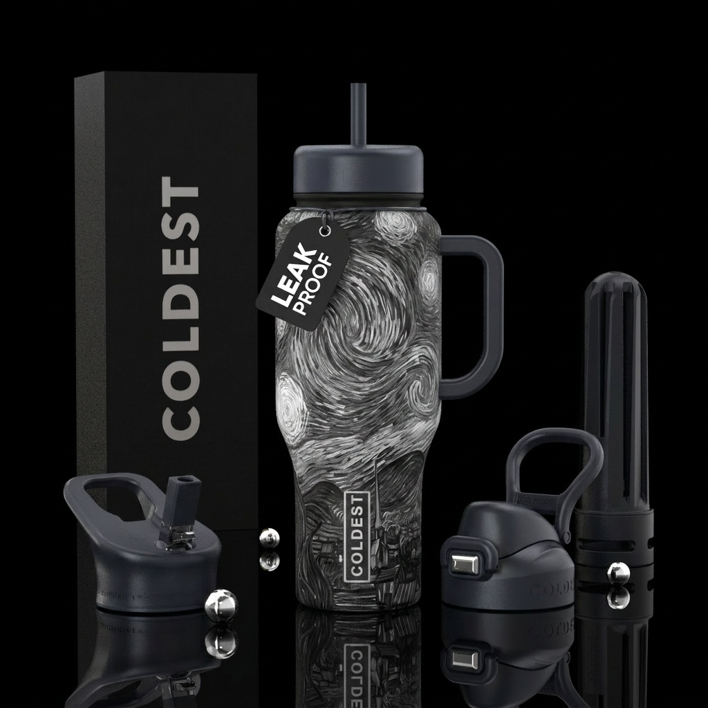 Glowie Night water bottle design