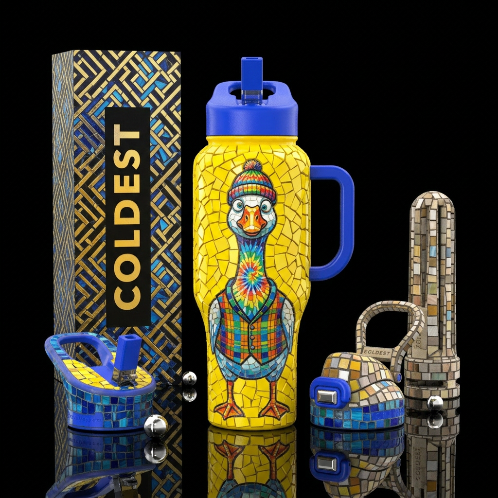 Silly Goose water bottle design