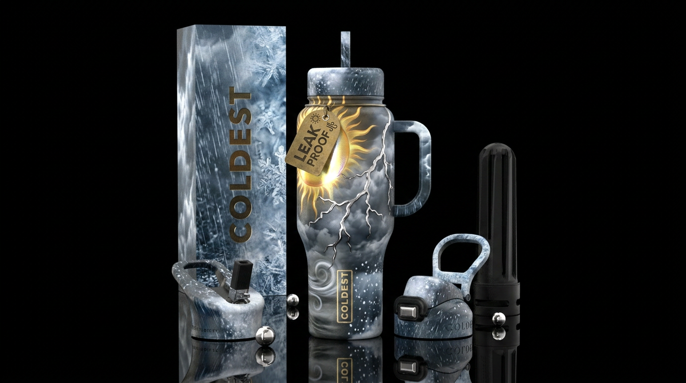 Natures Forces water bottle design
