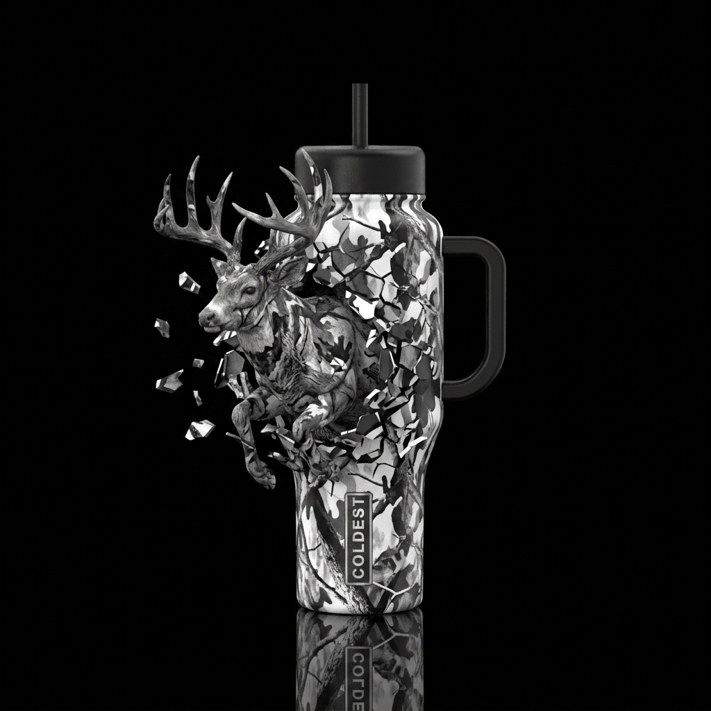 Busting Out water bottle design