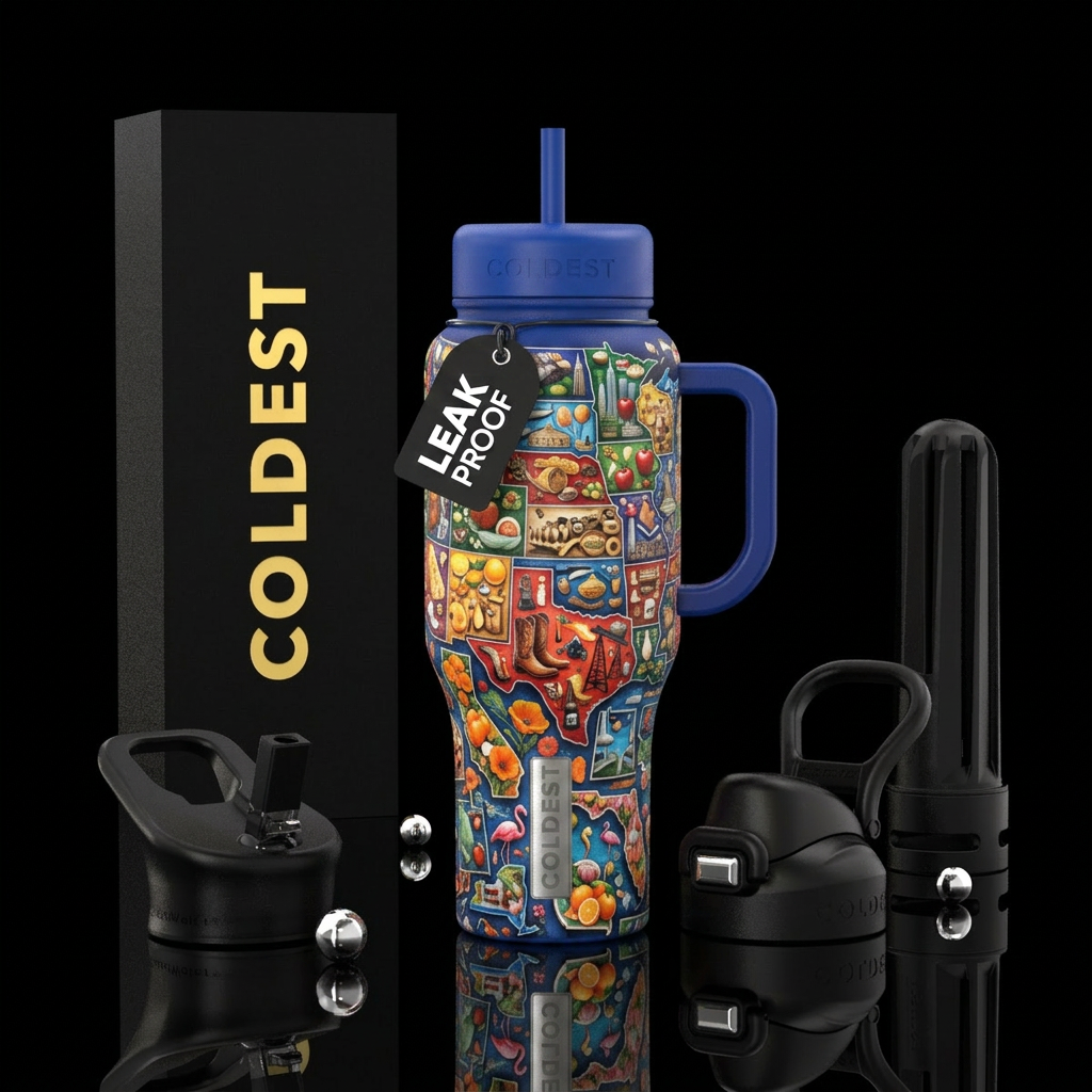 Where are you? water bottle design