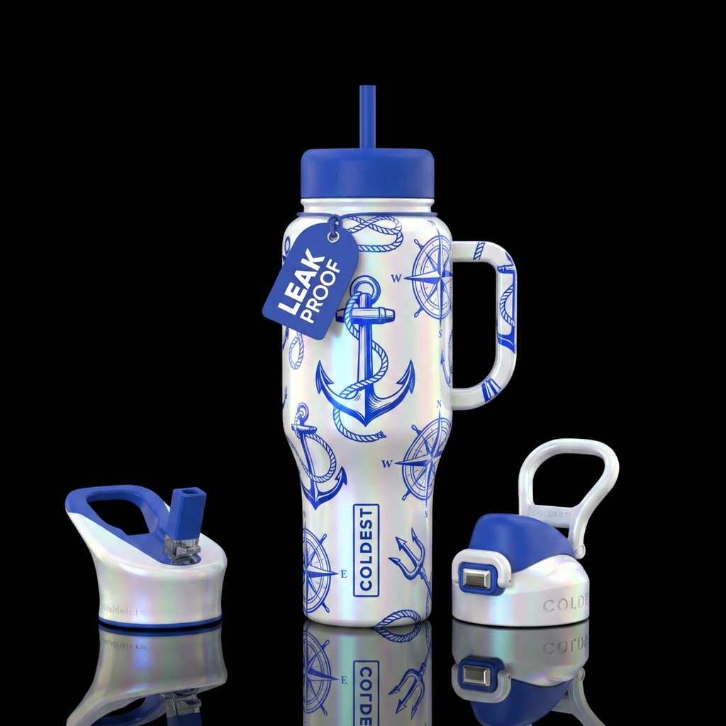 The Nautical water bottle design