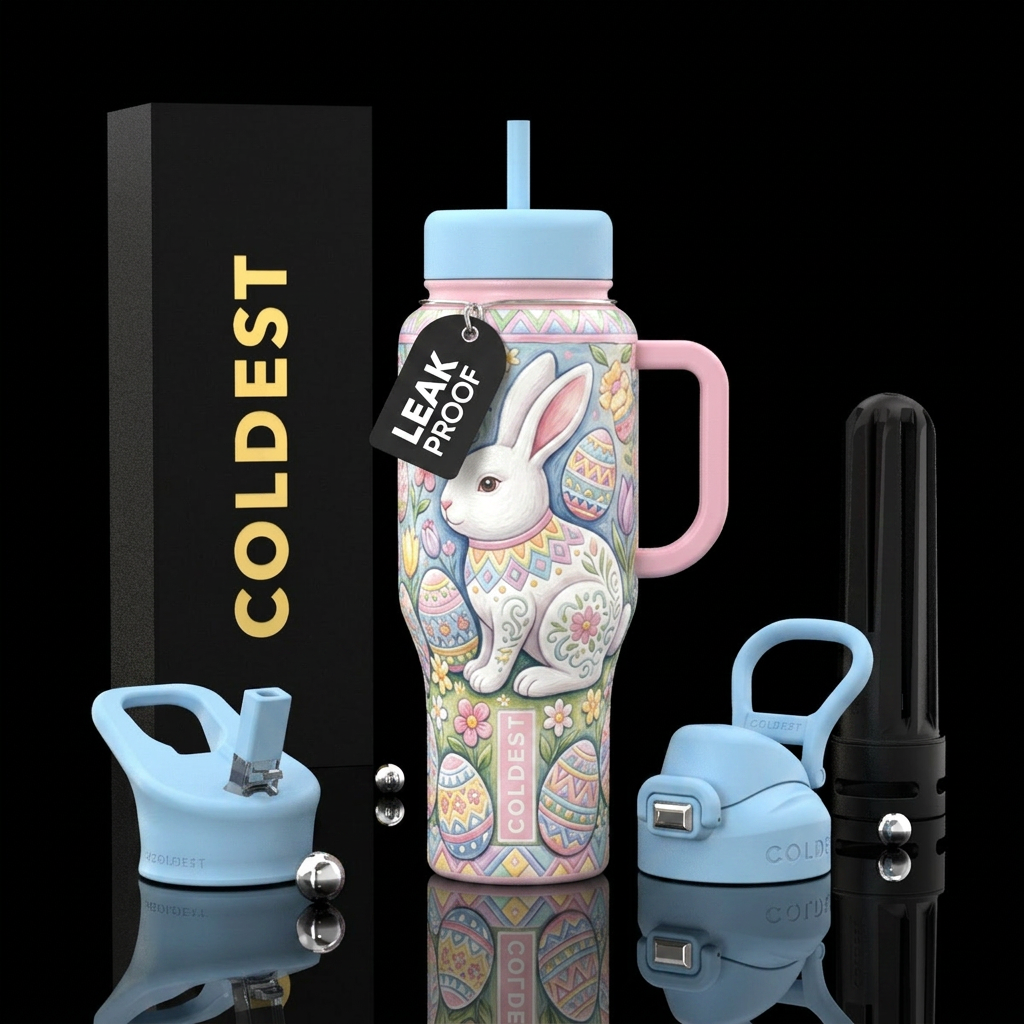 Easter water bottle design