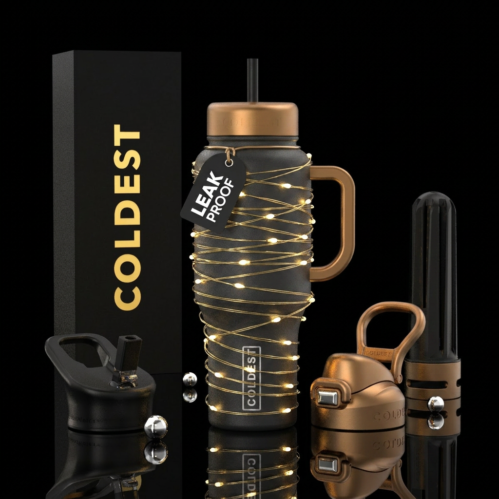 Strung Up water bottle design