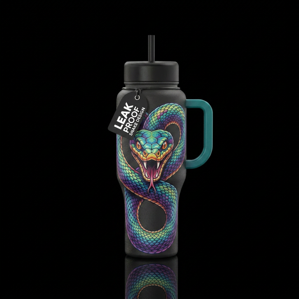 Slither water bottle design