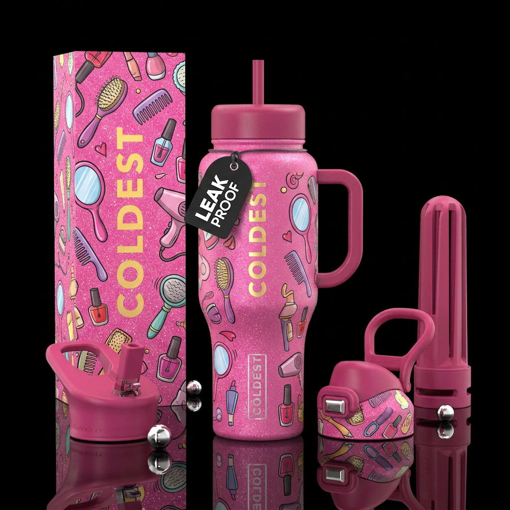 A Girls World water bottle design