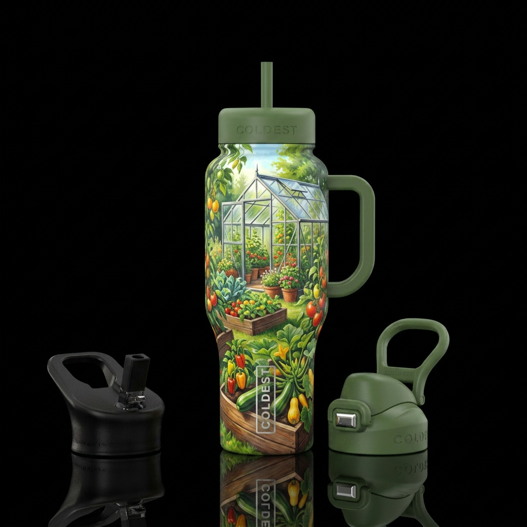 The Gardener water bottle design