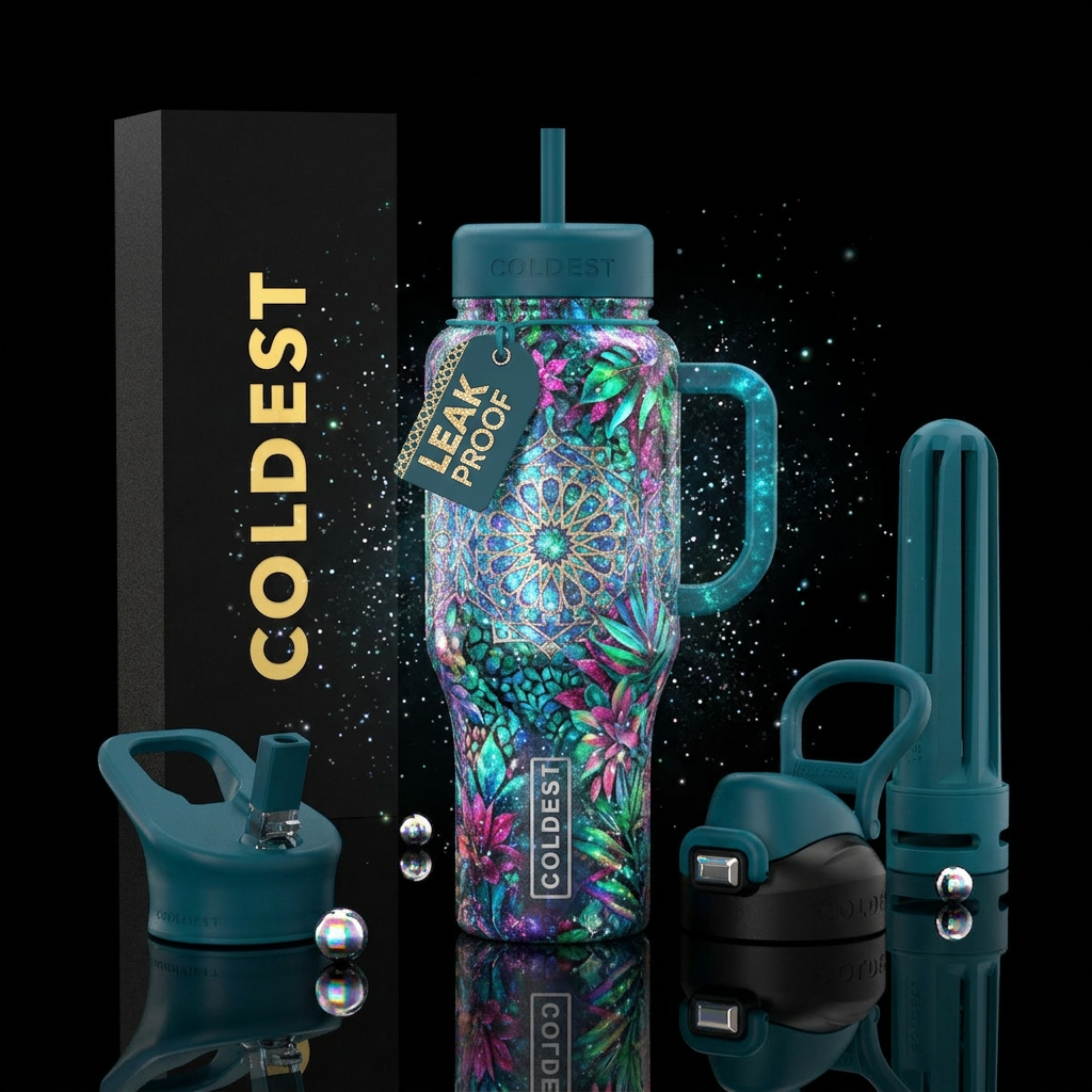 Magical Moroccan water bottle design