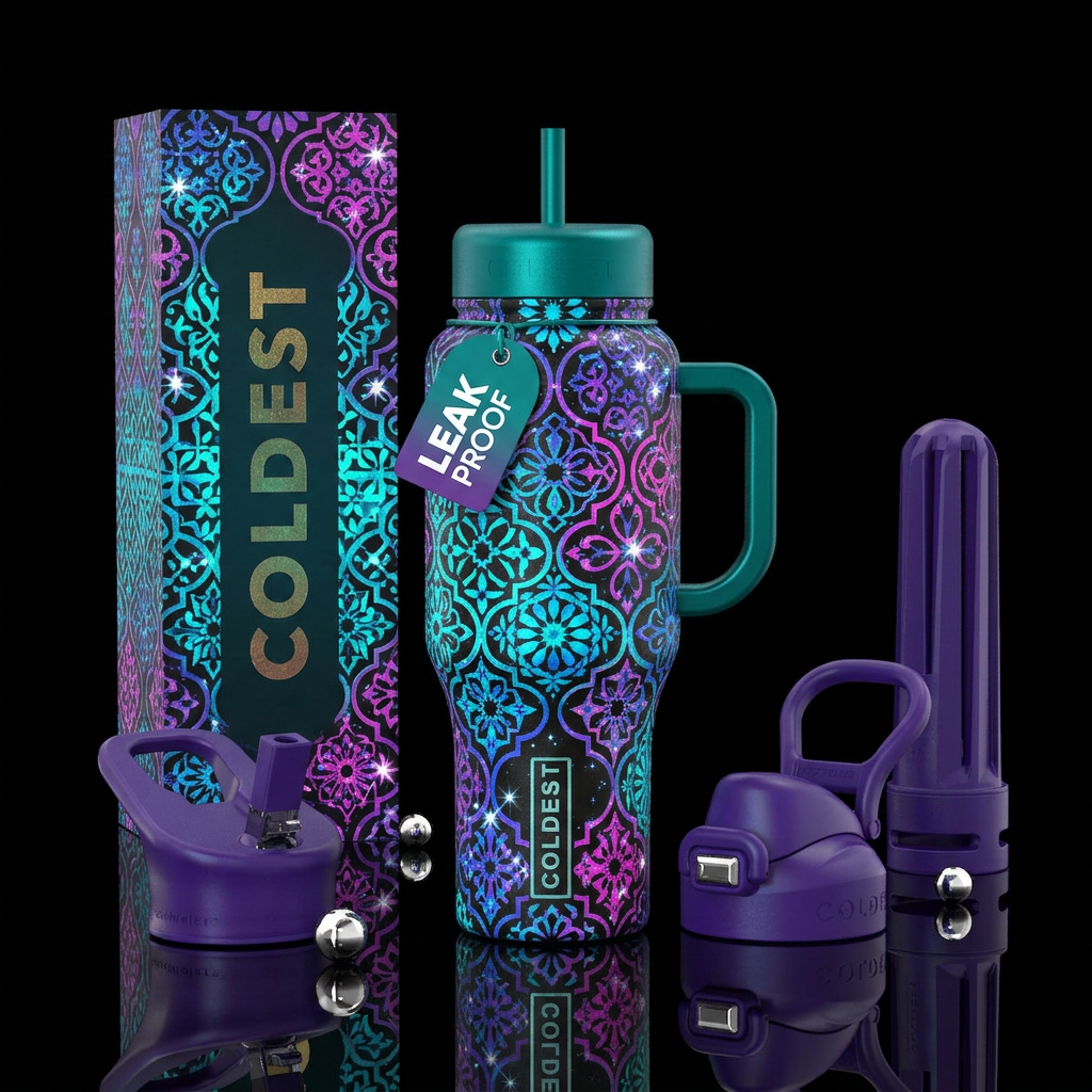 Electric Moroccan water bottle design