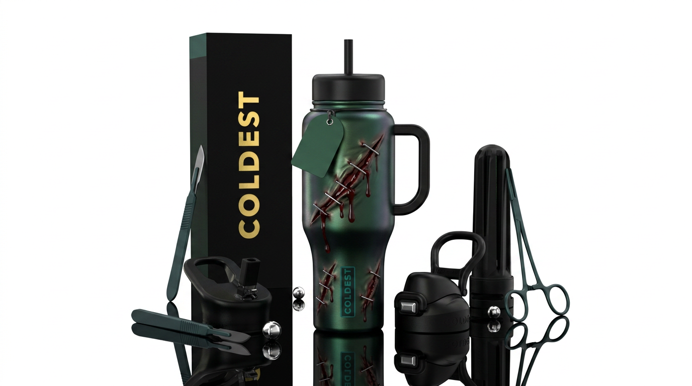 Oozing water bottle design