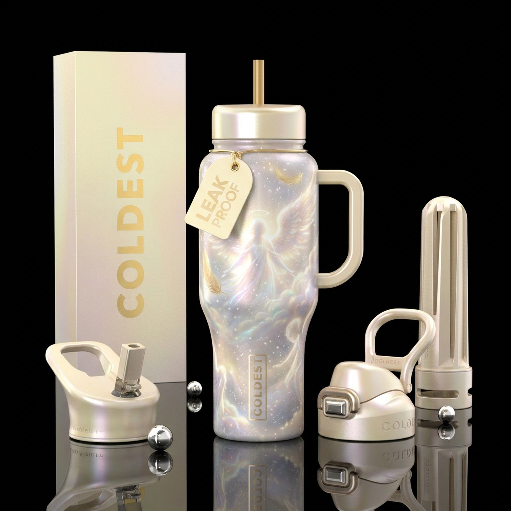 Somewhere Above Us water bottle design