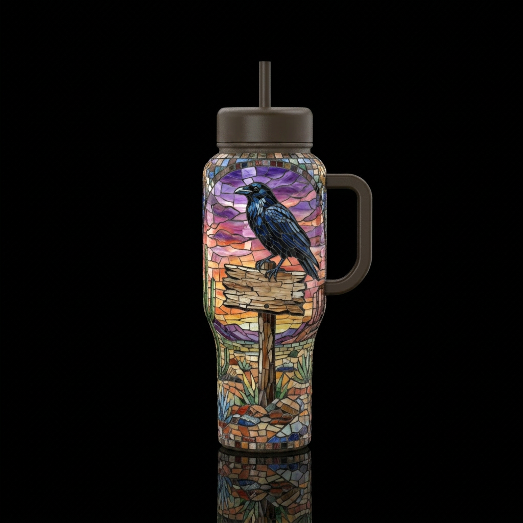 The Raven water bottle design