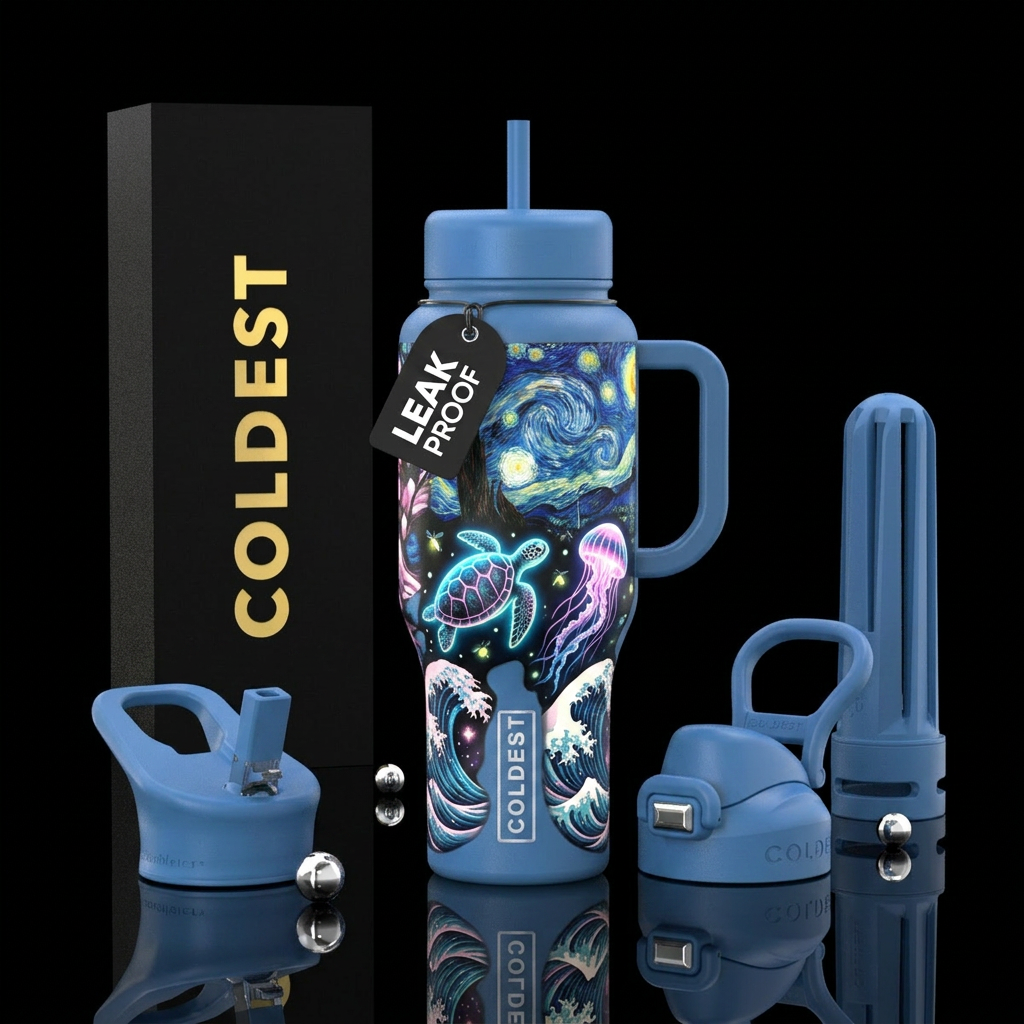 The Favorits! water bottle design