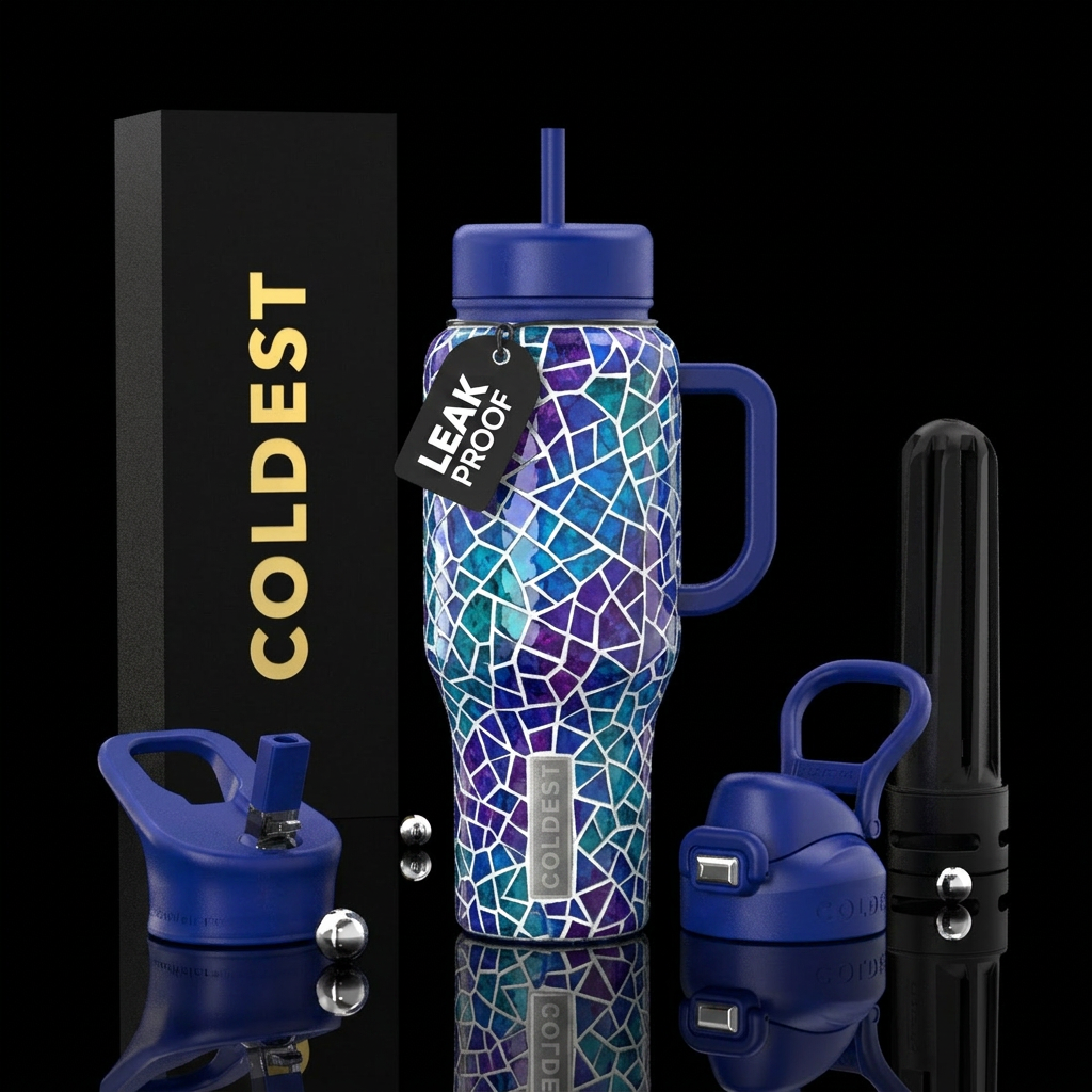 Sea Glass water bottle design