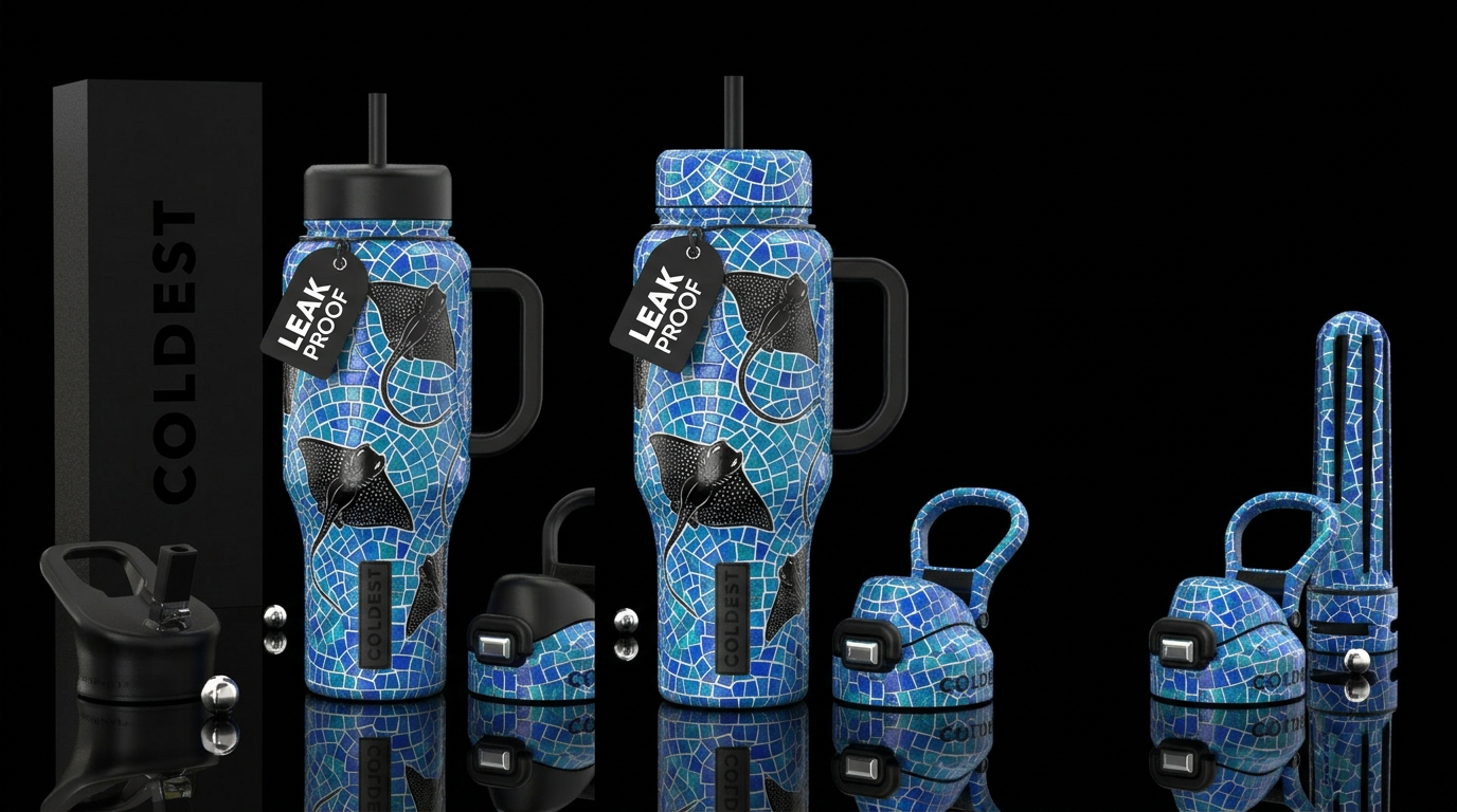 Sting Ray water bottle design