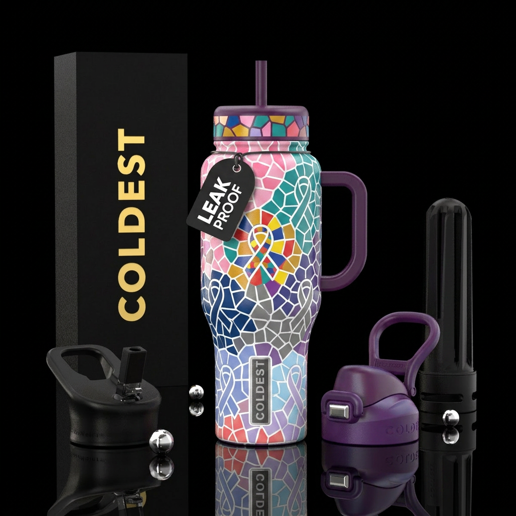 Awareness water bottle design