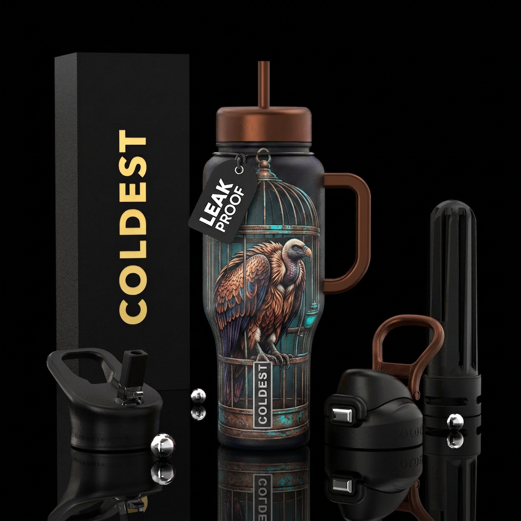 Vulture water bottle design