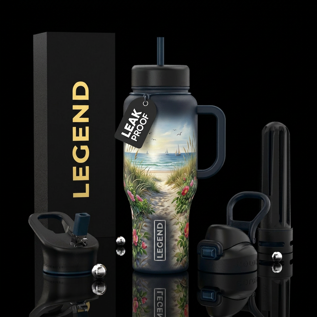 Ocean Walk water bottle design