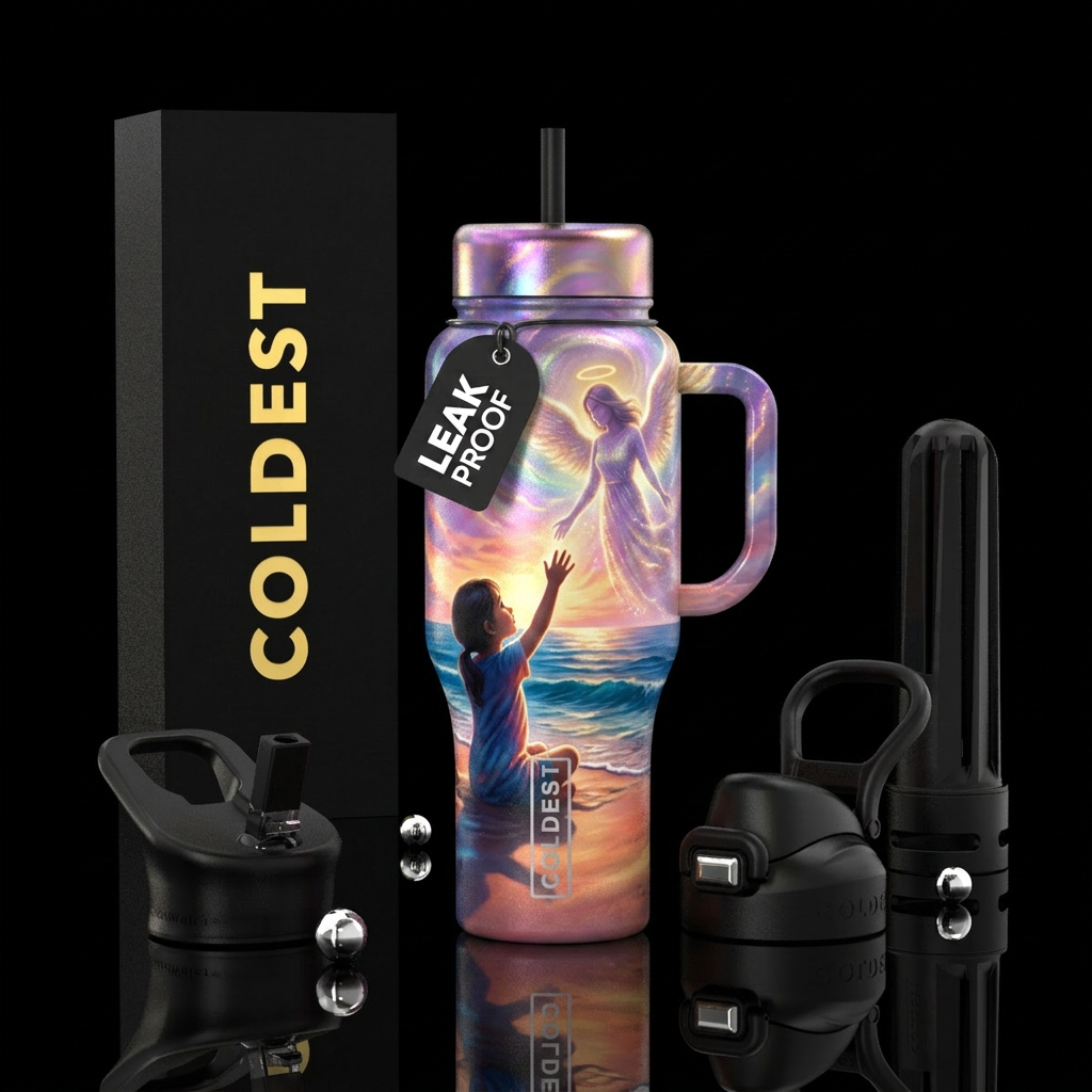 Dont Leave Me water bottle design