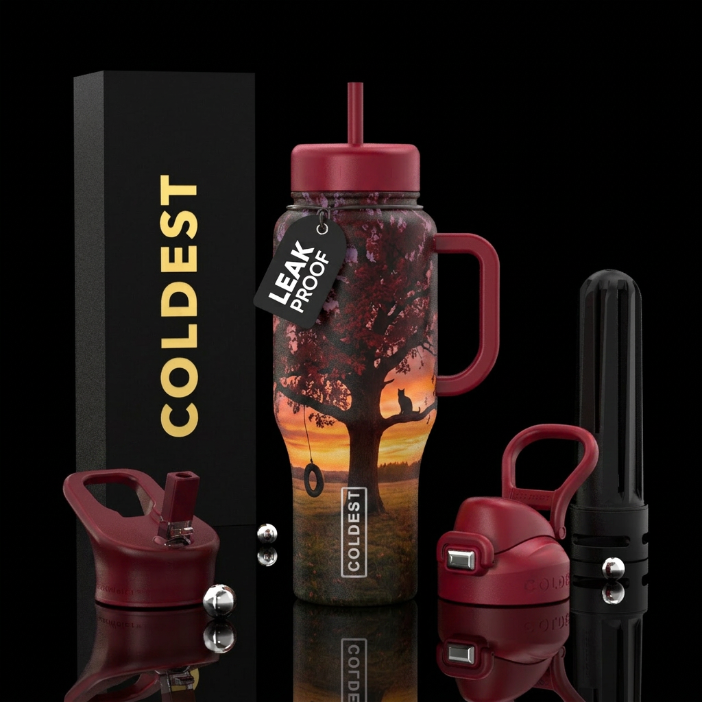 A Peaceful Place water bottle design