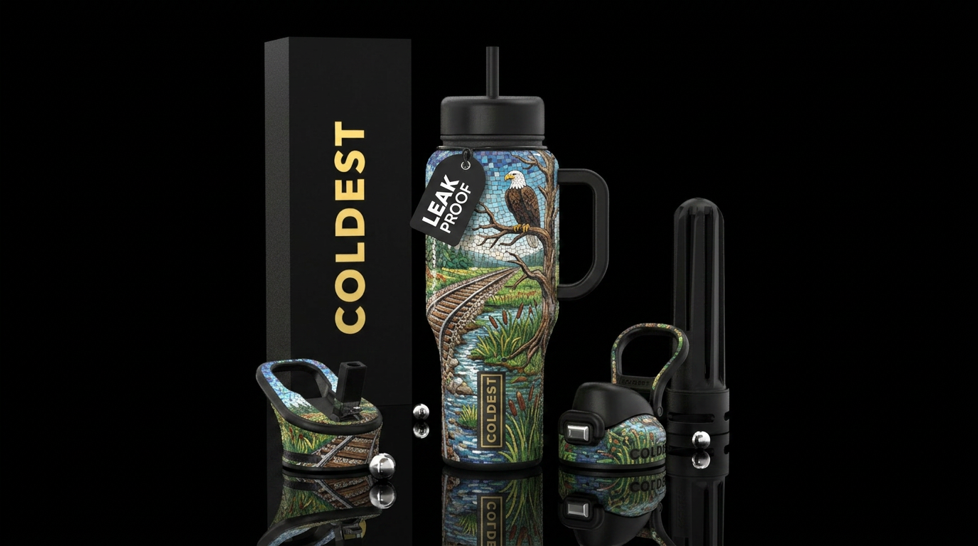Rail Bed water bottle design