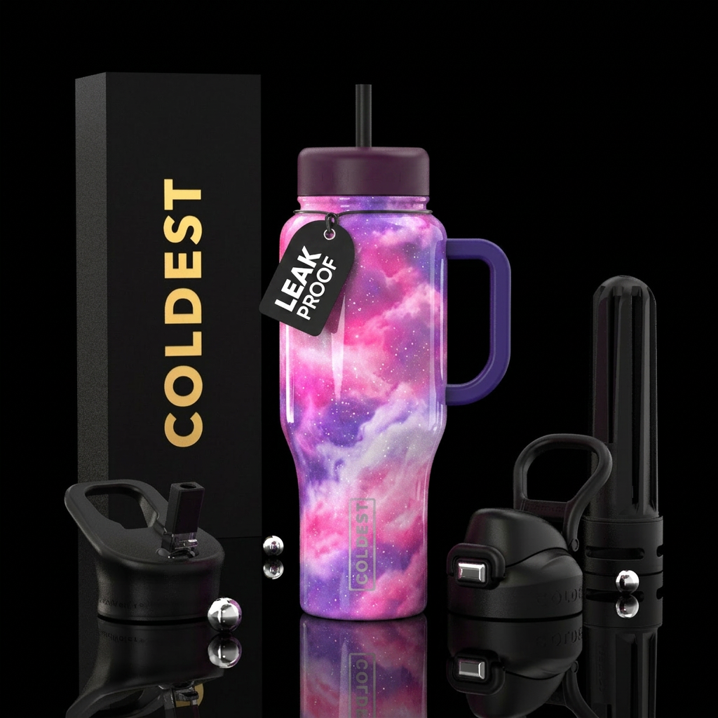 Barbie Clouds water bottle design