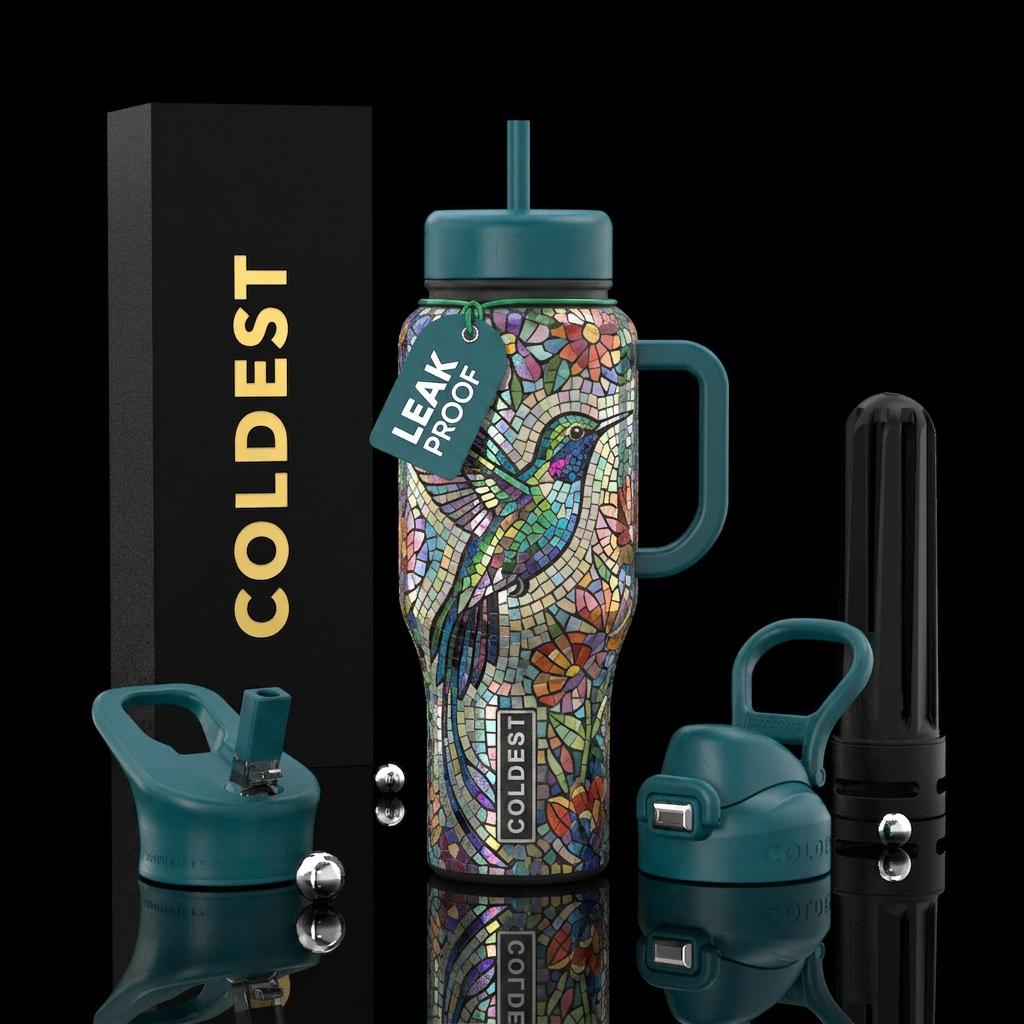 Long-tailed Sylph water bottle design