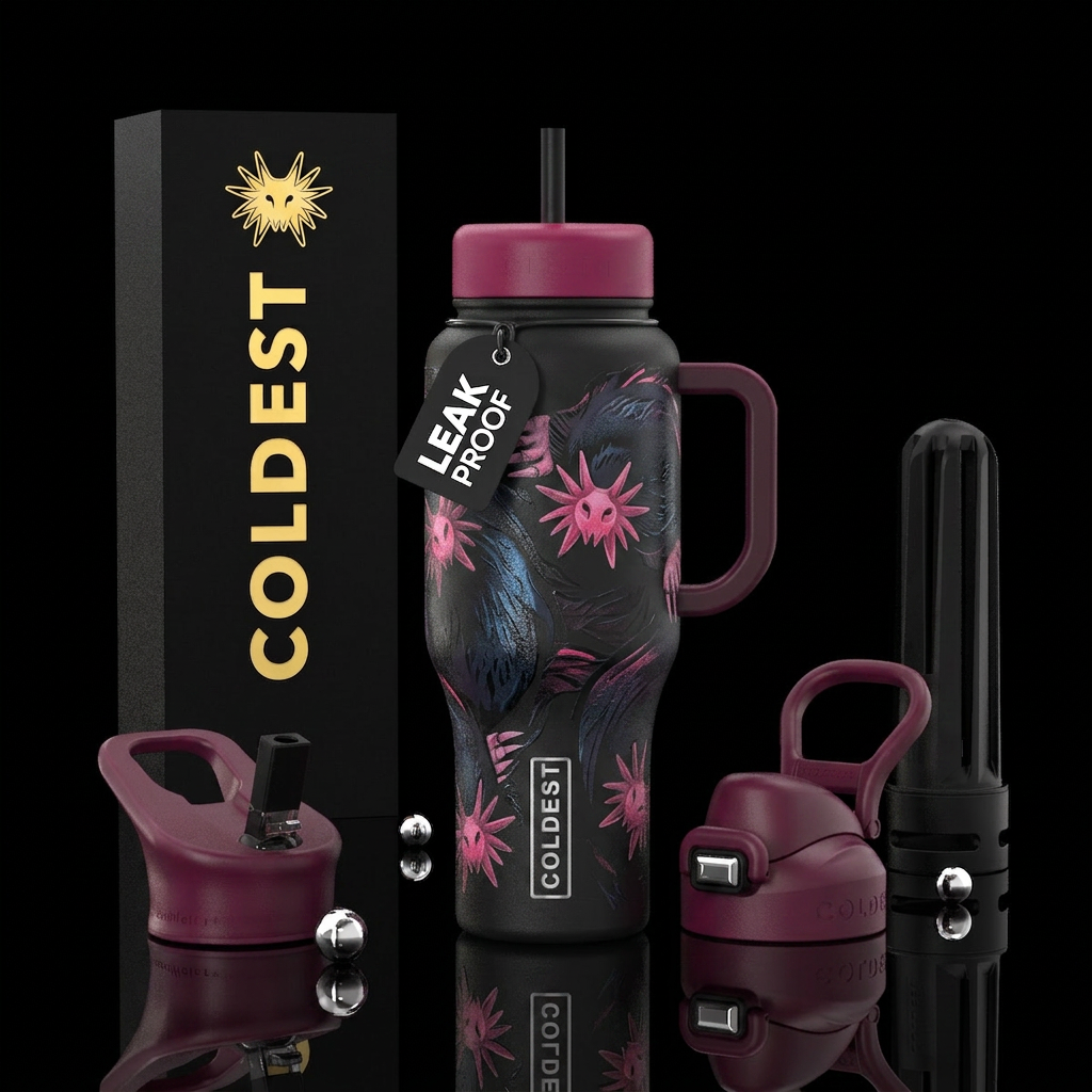 Star Nosed Mole water bottle design