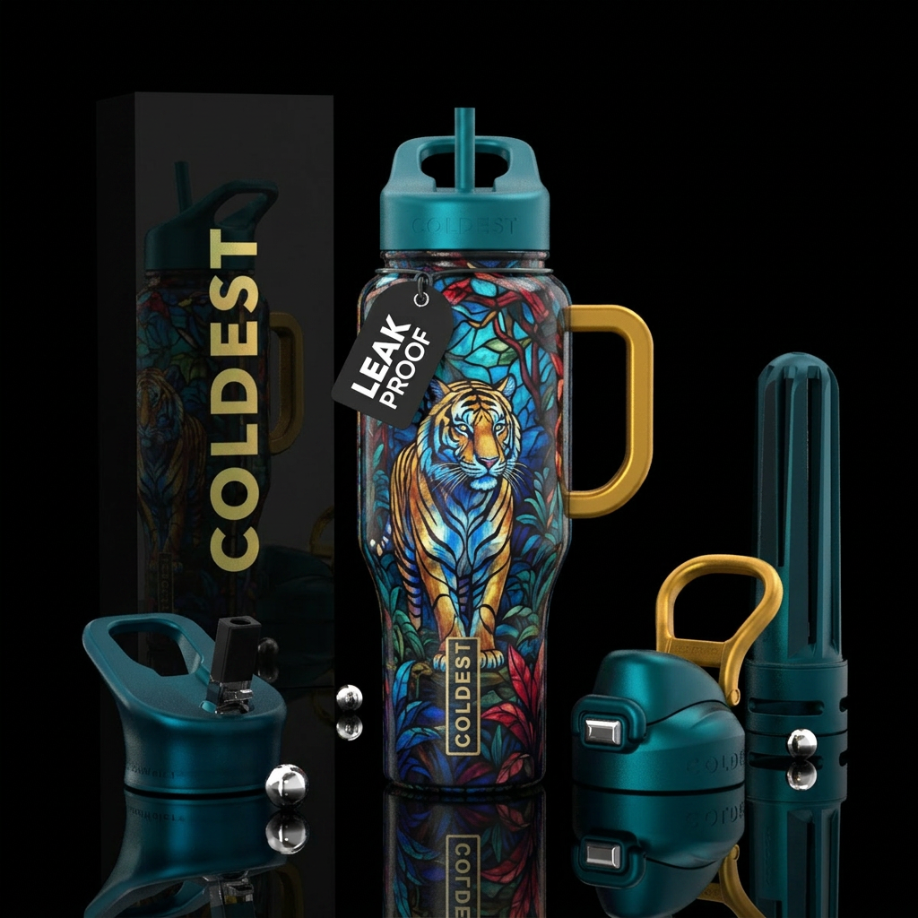 Stalking You water bottle design