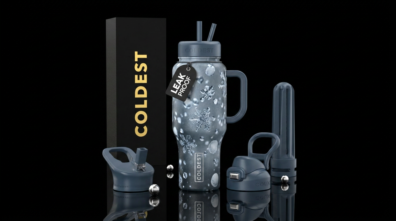 Frozen water bottle design