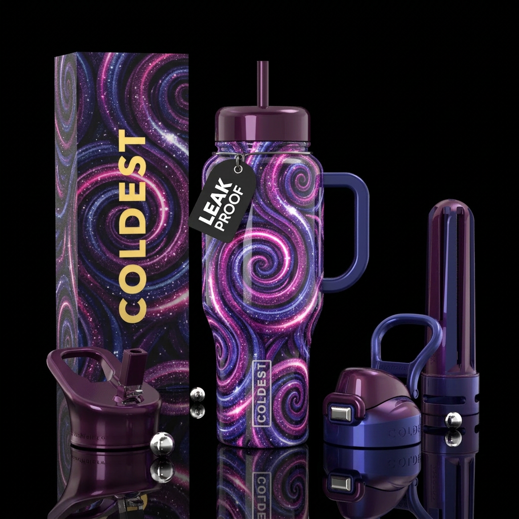 Lost In It water bottle design