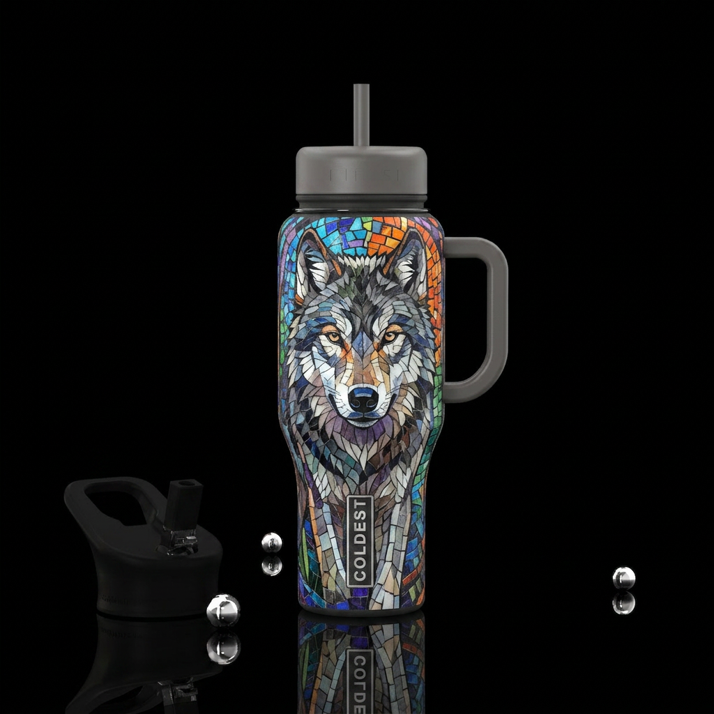Stalking You water bottle design