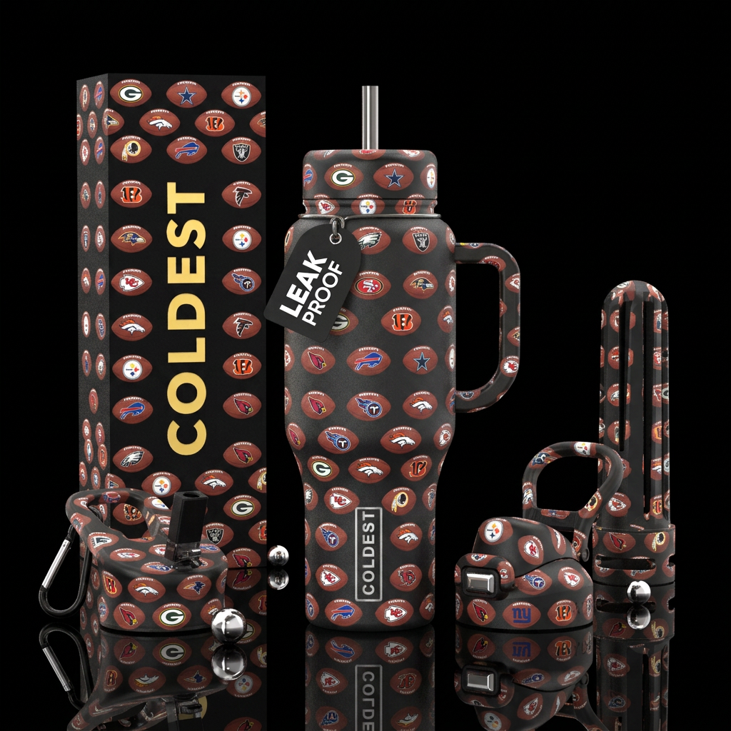Who's Your Team? water bottle design