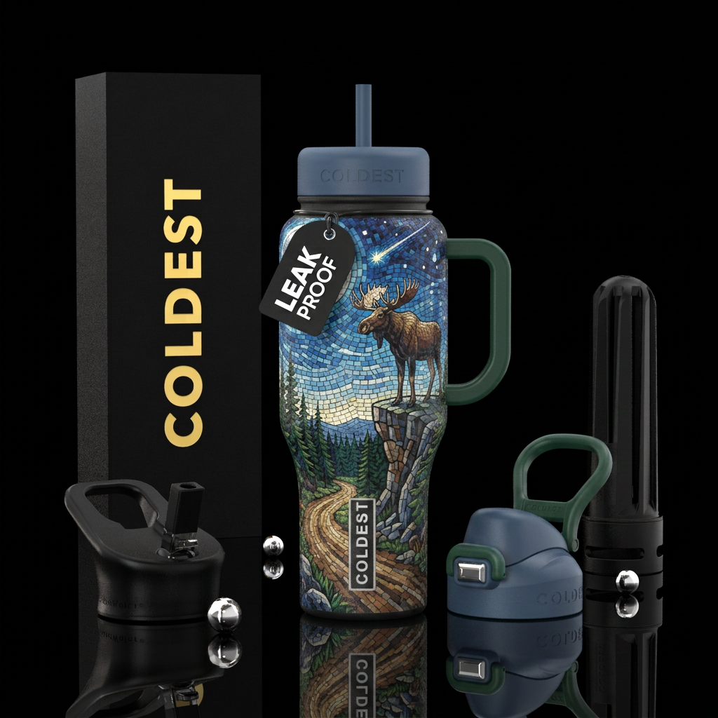 Natures Beast water bottle design