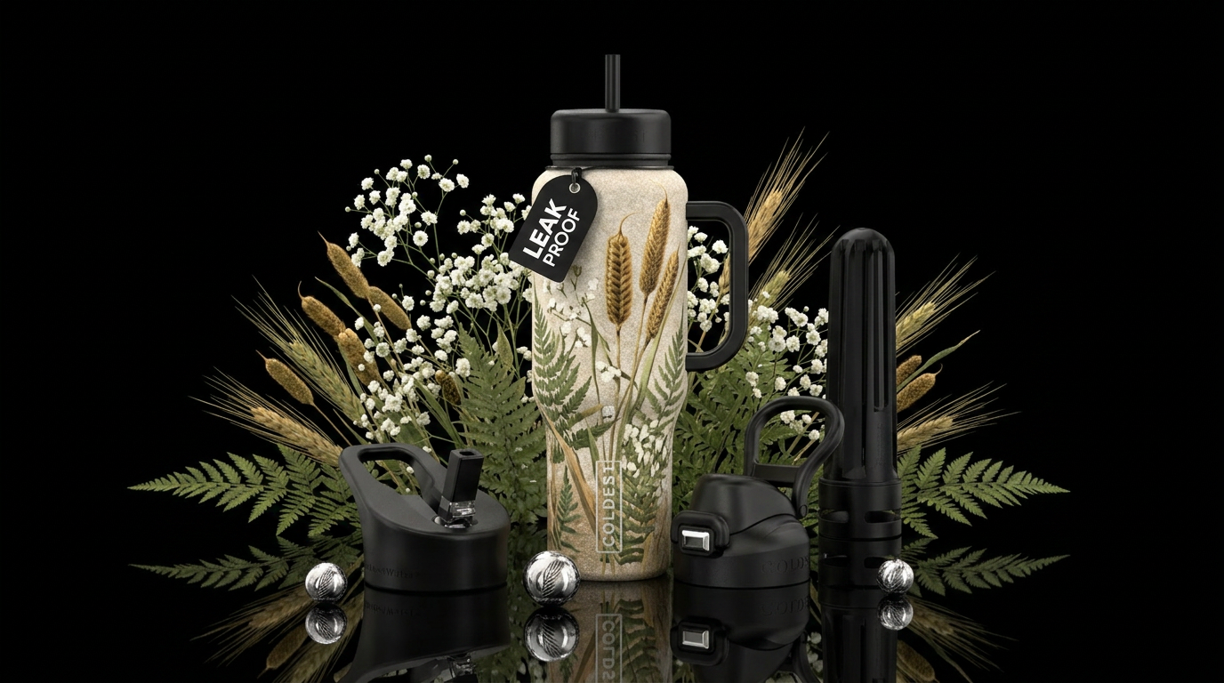 Bouquet Of Nature water bottle design